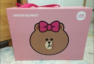 LINE FRIENDS 冬季毛毯 - LINE FRIENDS - GOURMET CITY HK 全新正版毛毯 140x200cm