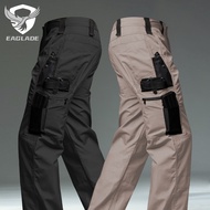 EAGLADE Tactical Cargo Pants for Men in Khaki S-3XL JT-PJK55 A01