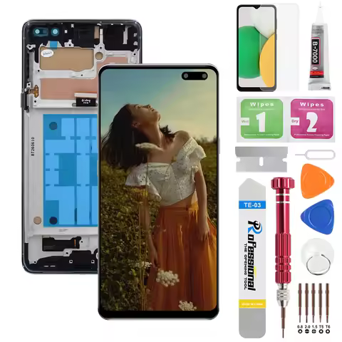 Tested For Samsung S10 5G LCD Display pantalla Touch Screen Digitizer Assembly Replacement For Samsu