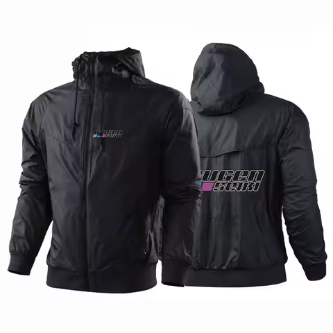 2024 Fashion New Men Mugen Seiki Autumn Five Color Windproof Comfortable Casual Zipper Hooded Windbr