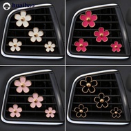 HUAIHAO 4Pcs/Set Car Outlet Vent Perfume Clips Freshener Air Conditioning Aromatherapy Interior Deco