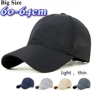 Trucker Caps Big Size 60-64 Cm Light Thin Breathable Summer Outdoor Fishing Peaked Cap