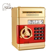 Mini Piggy Bank Children'S Toy Safe forBoys/Girls Battery-Free Safe Toy Bank Retrieve Password Box A