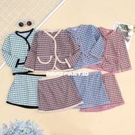 Blazer Skirt Suit Tweed Korean Lolly Set || Girls blazer And Skirt Suits Nnnnnnnnnnnnnnn/Tiffany set