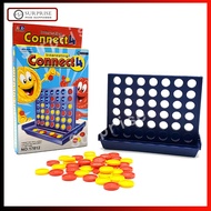 【Ready Stock】Interesting Connect 4 In A Line Board Game Kids Educational Toys Puzzle Game Family Ent
