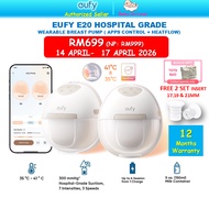 [14-17 April RM699 Only] [App + Heatflow] Eufy E20 Heated Wearable Breastpump/Eufy E20