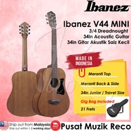 Ibanez V44MINI  ¾ Size Travel Acoustic Guitar 34in Junior Size Acoustic Guitar Free Bag Gitar Akustik Kapok Gitar KECIL