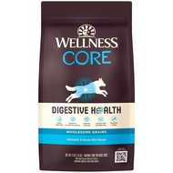 20% OFF+FREE Wipes w 22lb: Wellness CORE Digestive Health Whitefish &amp; Brown Rice Adult Dry Dog Food