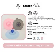 Golden Milk SILICONE FLANGE Cover/Breast Pump Funnel Cover/Glass Cover/Kinmade/Insert Cover/handsfree/spectra Funnel/With Pull/Tight Cover/Hygienic/handsfree Breast Pump Cover/pumping Accessories/ Breastfeeding Mother/Breast Pump