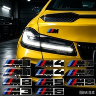 Auto Exterior Parts 3D ABS Car Fender Trunk Rear Logo Letter Emblem For BMW M1 M2 M3 M4 M5 M6 M7 M8 
