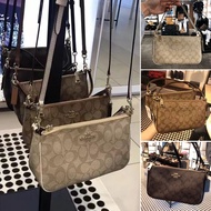Duty-free Outlet bag Women's Shoulder Bag Blocked Signature Canvas F36674 Handbag