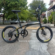 new asogo x7 7speed folding bike basikal lipat harga lelong