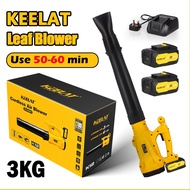 KEELAT KEAB002 Leaf Blower Cordless Air Blower Powerful Heavy Duty Blower Angin Snow Dust Sweeper Ga