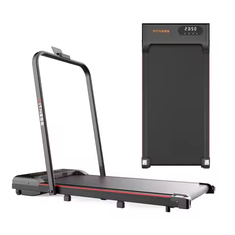 Household Silent Flat Treadmill Multifunctional Treadmill Adjustment Large Treadmill