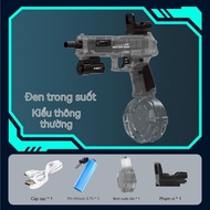 Súng Nước Điện Tử Tự Động Với Thiết Kế Hoàn Toàn Mới DESERT EAGLE Áp Lực Mạnh Với Ống Nối Đèn Lazer 