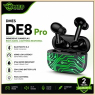 Dmes DE8 Pro Wireless Earbuds Bluetooth 6.0 IPX6 Waterproof 65ms Low Latency 8H Playtime 10mm Driver