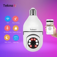 Camera CCTV Lampu Bohlam Panorama Teknobi Kamera Bulb Panorama Wifi Auto tracking