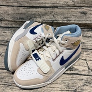 AJ Qi Shoe Shop Jordan AJ312 Beige Blue Corduroy High-Top Basketball Shoes DQ5348-141