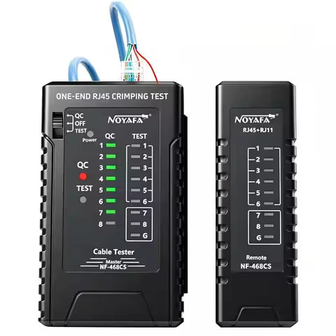 NF-468CS RJ45 One-end Crimping Test,Ethernet Cable Mapper for RJ11/CAT5/CAT6/CAT5E/CAT6A/ CAT7/Lan/P