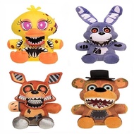 4ชิ้น/ล็อต18ซม. ห้าคืนที่ Freddy S 4 FNAF Bonnie ตุ๊กตาหมีเฟร็ดดี้ชิก้าของเล่นตุ๊กตาสุนัขจิ้งจอกของเ