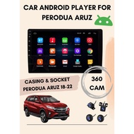 Android Player Package Promotion For PERODUA ARUZ 18-22 With 360 Camera