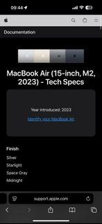 MacBook Air m2 15’ 256gb
