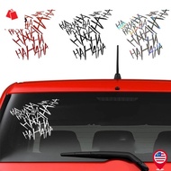 BK-New Car Styling Joker Hahaha Sticker/ 3D PVC Funny Car Sticker Decal/ Motorcycle Helmet Bumper De
