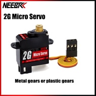 NEEBRC 2g Micro Digital Servo Mini Servo Waterproof Servo Metal/Plastic Gear Servo For F949S K110S I