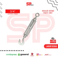 HARD NEEDLE WIRE SLING / TURN BUCKLE SPAN Skun 3/ 4" 20MM M20 3/ 4 INCH