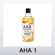 【2 แถม 2】AHA Body serum 90% 500ml + Collagen lotion มอยส์เจอร์ไรเซอร์ 300g ช่วยคืนความกระจ่างใสให้แก