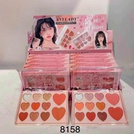 ขายดี อายแชโดว์ Anylady Eyeshadow Palette & BLUSHER No.8158