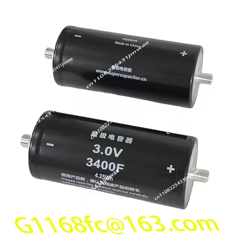 LSUC02R85C3400FNH 3.0V 3400F Super Capacitor High Power Energy Storage Solar System 2.7V 2.85V Super