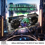 ASRock AMD Radeon RX 9070 XT Taichi OC 16GB BLACK / WHITE GDDR6 256bit 4096SP DX12 AMD RDNA4 RGB Gra