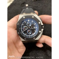 Film AP_ audemars_ Royal Oak Offshore international Black Panda Three Eyes man mechanical watches