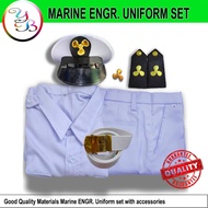 Maritime Marine Engineering uniform set with accessories