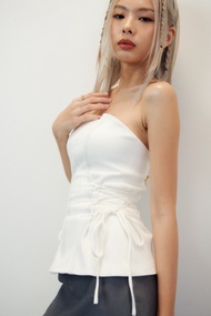Felt.bkk Chelsea Top เสื้อเกาะอกผ้ายีน สายปรับได้