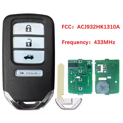 CN003149 Aftermarket 4 Button Smart Keyless Proximity Remote 433MHz 72147-T2G-A61 ACJ932HK1310A For 
