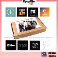 Kpop Box En-hypen The Boyz BT Bl ckPink A3spa Pentagon Itzy WEi Cravity Loona Victon AB6IX DAY6 BTOB