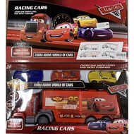 Kids Pixar Cars Racing Toys Alloy Container Lightning McQueen Truck