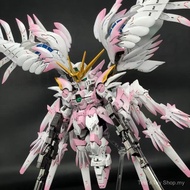 B High Ready Stock Latest Repair Version MGSD Flying Wing Gundam Model Primary Color Snow White Pink