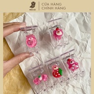 Crab Branch Hairpin with Sticker Lotso Strawberry Bear Beautiful Owl House Hottrend Charm with 3 Tee