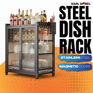 Kitchen Cabinet Organizer Storage Multipurpose Dish Rack Spice Cabinet 3 Tier Kitchen Condiment Stor