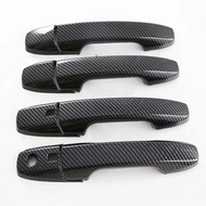 Toyota Yaris Ativ/voy 2022 2024ที่จับประตูฝาครอบตกแต่งที่จับประตูรถที่จับประตูกรอบป้องกันอุปกรณ์เสริ