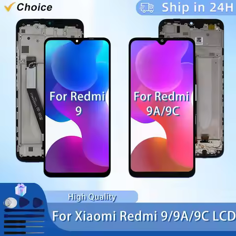 6.53" IPS For Xiaomi Redmi 9 LCD M2004J19G Display Touch Screen Digitizer For Redmi 9A 9C LCD M2006C