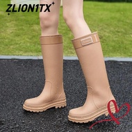 ZLION1TX Outdoor Water Shoes - Non-Slip Waterproof PVC Rubber Shoes for Women