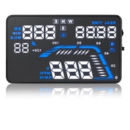 Car HUD display head up GPS speedometer Q7 5.5 "Universal Overspeed Alarm Digital speedometer car KM