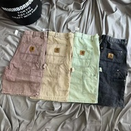 American Trendy Retro CRHT B80 Washed Retro Logging Pants Shorts Overalls Loose Casual Plus Size Cou