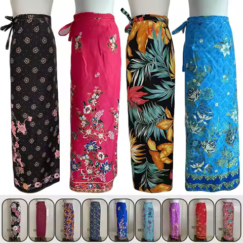 Summer Traditional Dai Ethnic Thai Clothes Women Traditional Vietnamese Long Skirt Ethnic Dance Cost