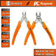 Bộ Kìm Cắt Linh Kiện Kềm Bấm Chân Linh Kiện 5"/125mm K-8141 Kapusi Nhật Bản chất liệu thép 55# High