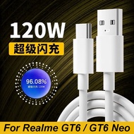 12A USB Type-C 120W Supervooc Fast Charging Cable for OPPO Realme GT6 / GT6 Neo Find X8 Ultra X7 X6